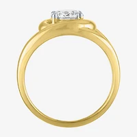 Diamond Addiction (D-E / Vs1-Vs2) Womens 1 CT. T.W. Lab Grown White 10K Gold Round Cocktail Ring