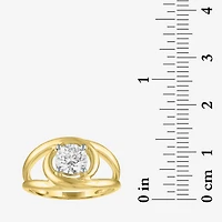 Diamond Addiction (D-E / Vs1-Vs2) Womens 1 CT. T.W. Lab Grown White 10K Gold Round Cocktail Ring