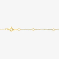(G-H / Si2 I1) Womens 1 CT. T.W. Lab Grown White Diamond 10K Gold Round 16 Inch Pendant Necklace