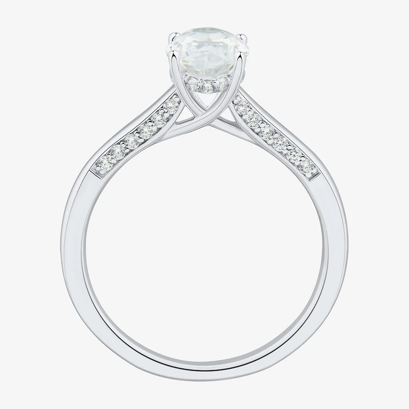 (H-I / Si1-Si2) Womens 1 3/4 CT. T.W. Lab Grown White Diamond 10K Gold Marquise Solitaire Engagement Ring
