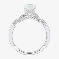 (H-I / Si1-Si2) Womens 1 3/4 CT. T.W. Lab Grown White Diamond 10K Gold Marquise Solitaire Engagement Ring