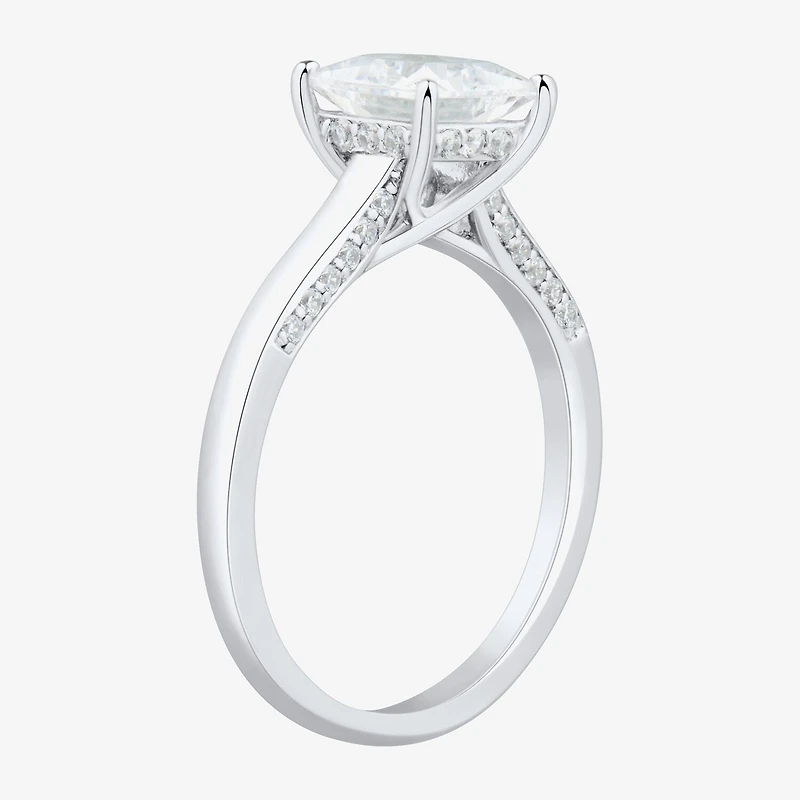 (H-I / Si1-Si2) Womens 1 3/4 CT. T.W. Lab Grown White Diamond 10K Gold Solitaire Engagement Ring