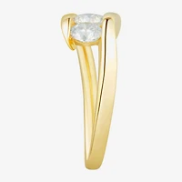 Love Lives Forever (H-I / Si2) Womens 1 CT. T.W. Lab Grown White Diamond 10K Gold 3-Stone Bypass  Engagement Ring