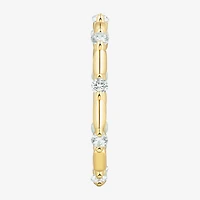 (H-I / Si2) Womens 1/3 CT. T.W. Lab Grown White Diamond 10K Gold Wedding Band