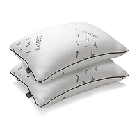 Ella Jayne Viscose from Bamboo Down Alternative Medium Density Bed Pillow Set of 2