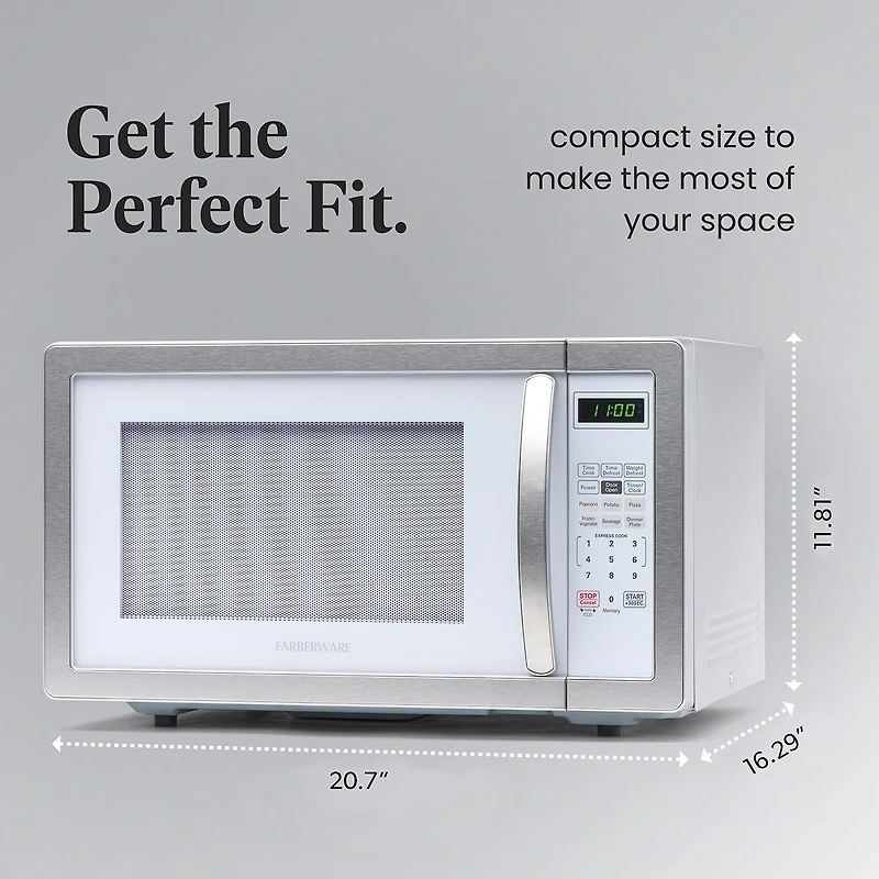 Farberware Classic 1.1 cu ft 1000-Watt Microwave Oven