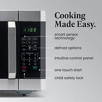 Farberware Professional 1.6 cu ft 1100-Watt Microwave Oven with Smart Sensor