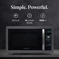 Farberware Classic FMO11AHTBSB 1.1 Cu. Ft 1000-Watt Microwave Oven