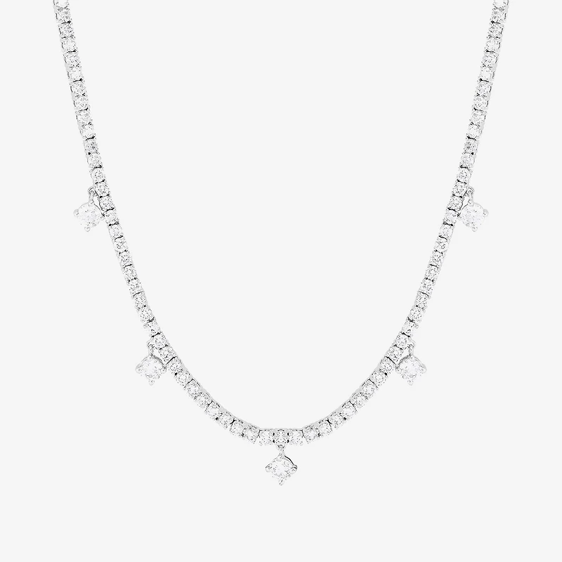 (H-I/ Si2) Womens 6 CT. T.W. Lab Grown White Diamond 10K Gold 20 Inch Pendant Necklace