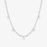 (H-I/ Si2) Womens 6 CT. T.W. Lab Grown White Diamond 10K Gold 20 Inch Pendant Necklace