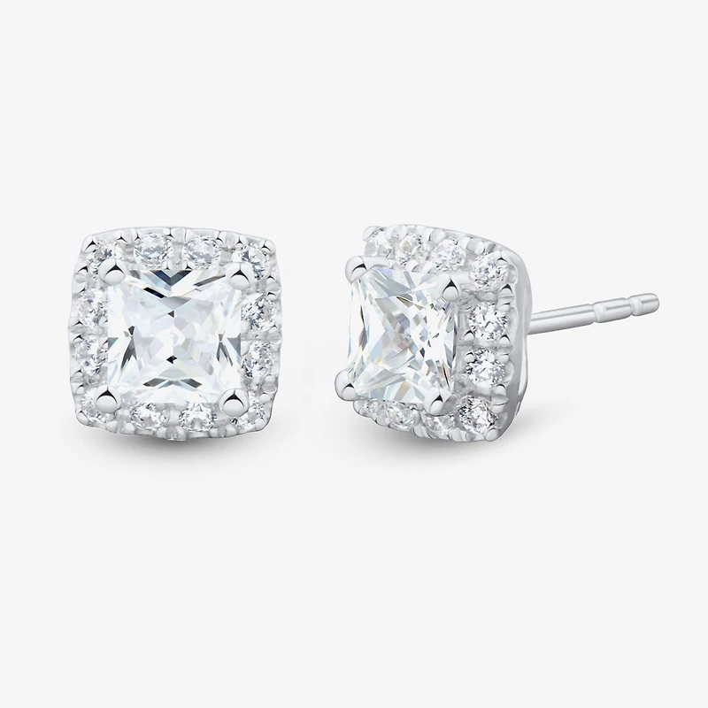 (H-I / Si1-Si2) 1 1/2 CT. T.W. Lab Grown White Diamond 10K Gold Stud Earrings