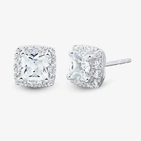 (H-I / Si1-Si2) 1 1/2 CT. T.W. Lab Grown White Diamond 10K Gold Stud Earrings