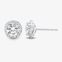 Si1-Si2,H-I 1 1/2 CT. T.W. Lab Grown White Diamond 10K Gold 7.7mm Round Stud Earrings
