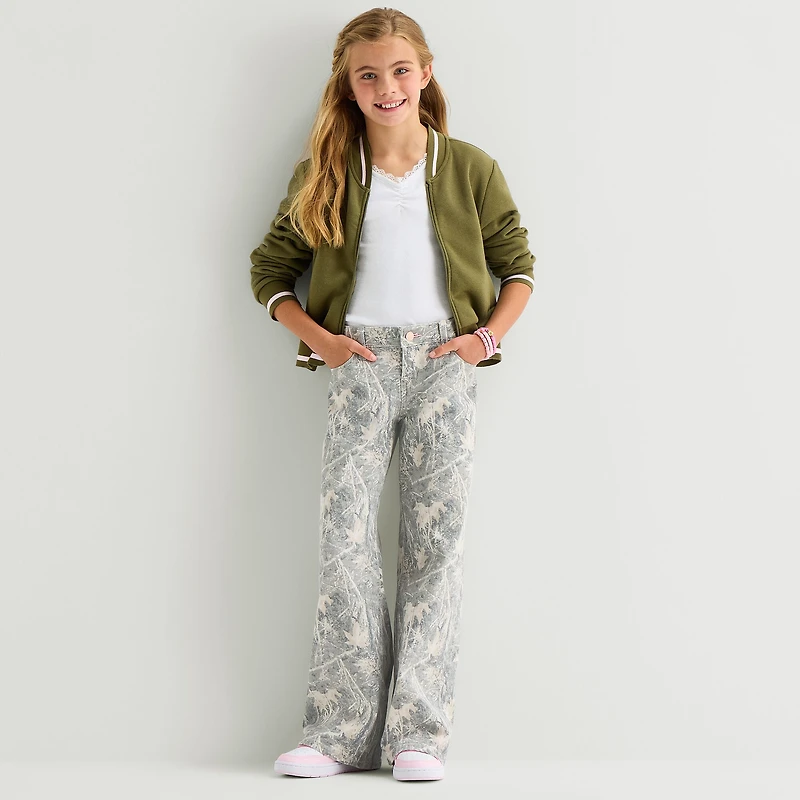 Thereabouts Little & Big Kid Girls Adjustable Waist Baggy Fit Jean