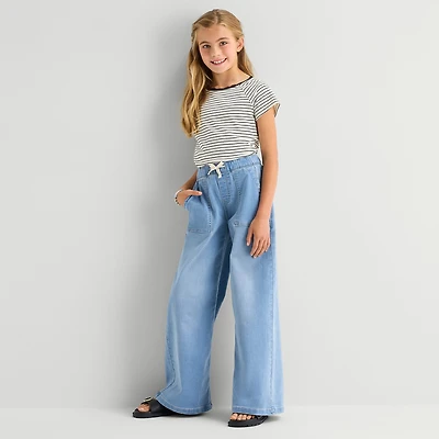 Thereabouts Little & Big Kid Girls Stretch Fabric Loose Fit Jean