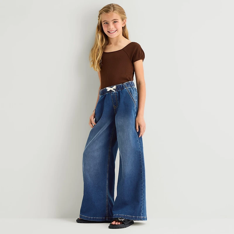 Thereabouts Little & Big Kid Girls Stretch Fabric Loose Fit Jean