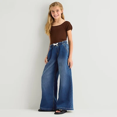 Thereabouts Little & Big Kid Girls Stretch Fabric Loose Fit Jean