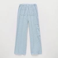 Thereabouts Little & Big Kid Girls High Rise Wide Leg Regular Fit Pull-On Pant