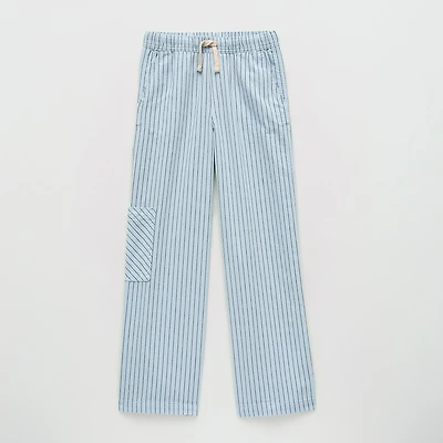 Thereabouts Little & Big Kid Girls High Rise Wide Leg Regular Fit Pull-On Pant