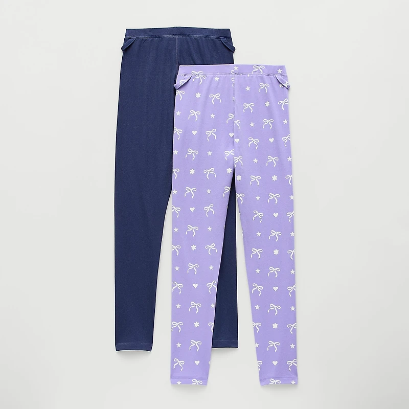 Thereabouts Little & Big Kid Girls Seated Wear 24" Straight 2-pc. Full Length Leggings