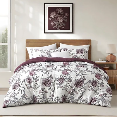 Stratford Park Rina Floral Easy Care Comforter Set