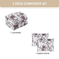 Stratford Park Rina Floral Easy Care Comforter Set