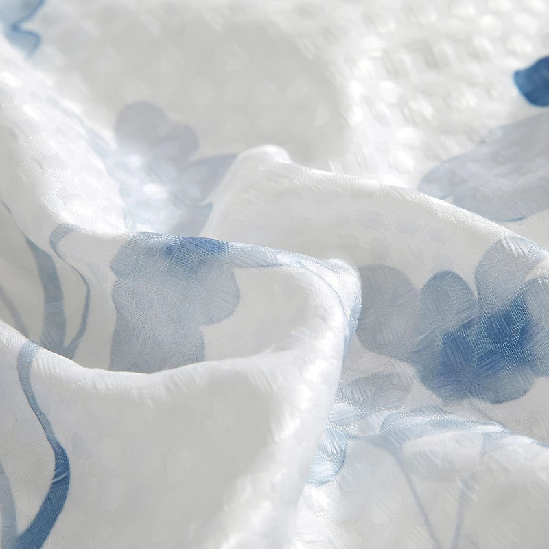 Stratford Park Melani Waffle Floral 7-pc. Easy Care Comforter Set