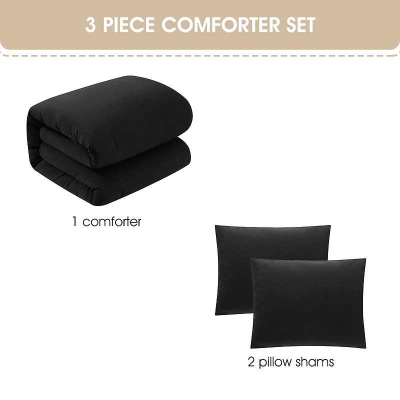 Stratford Park Ariana Soft Prewashed Easy Care Comforter Set