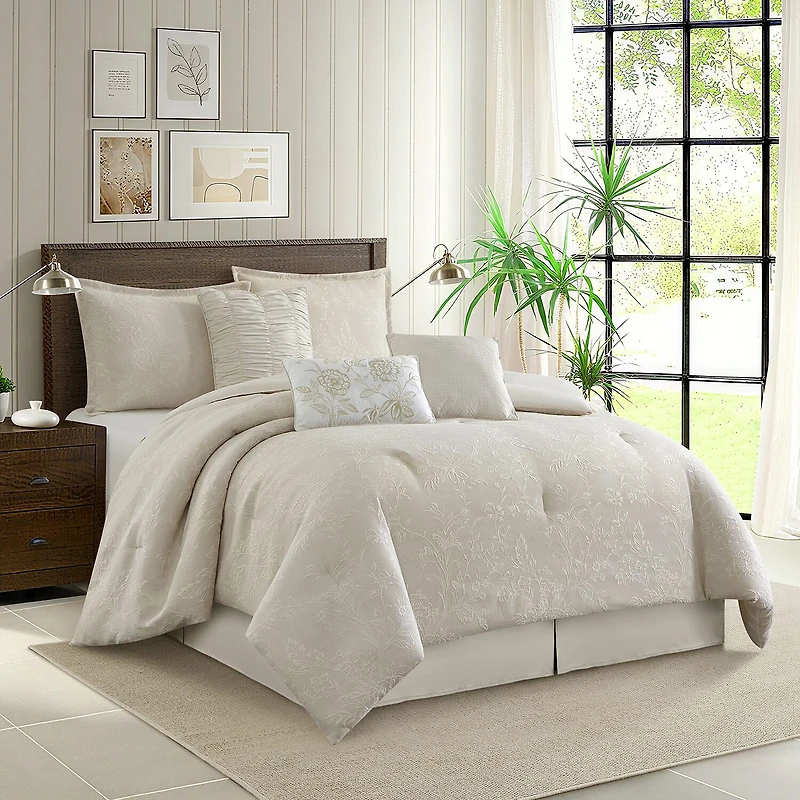 Stratford Park Belina Patchwork 7-pc. Easy Care Comforter Set