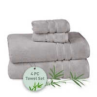 Trident Cotton And Viscose From Bamboo 4-pc. Bath Towel Set