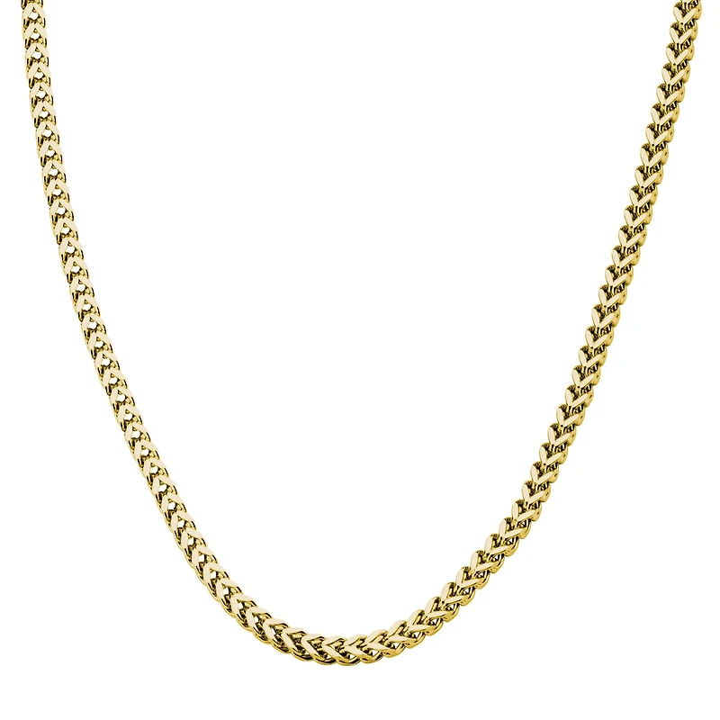 Mens Stainless Steel Hypoallergenic 24 Inch Snake Chain Necklace