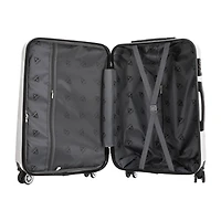 InUSA World 24 Inch Hardside Lightweight Checked Spinner Luggage