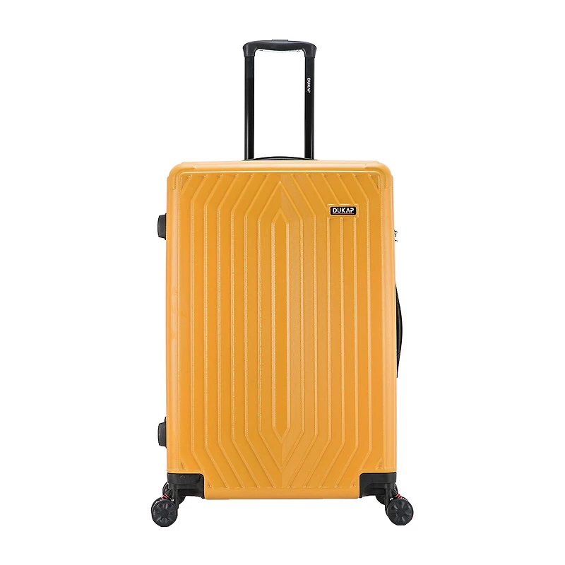 Dukap Stratos 28 Inch Hardside Lightweight Checked Spinner Luggage