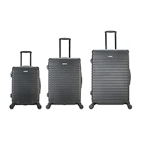 InUSA Deep 3-pc. Hardside Lightweight Luggage Set