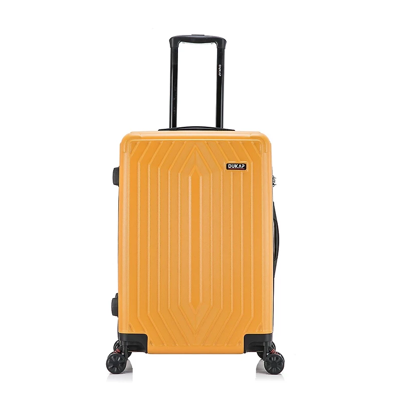 Dukap Stratos 24 Inch Hardside Lightweight Checked Spinner Luggage