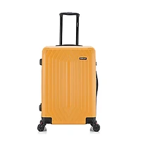 Dukap Stratos 24 Inch Hardside Lightweight Checked Spinner Luggage