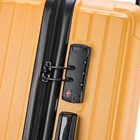 Dukap Stratos 24 Inch Hardside Lightweight Checked Spinner Luggage