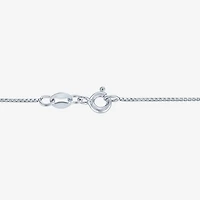 Gemstone & Lab-Created White Sapphire Sterling Silver Halo Pendant Necklace