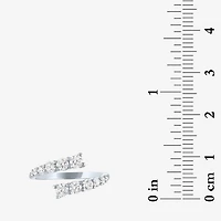 Diamond Addiction (G-H / Si2-I1) Womens 1 CT. T.W. Lab Grown White 10K Gold Bypass  Cocktail Ring