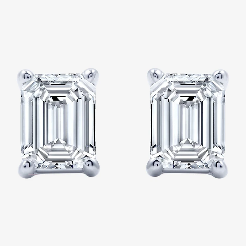 Ever Star (G / Si2-I1) 1 CT. T.W. Lab Grown White Diamond 10K Gold Stud Earrings