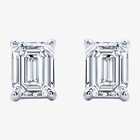 Ever Star (G / Si2-I1) 1 CT. T.W. Lab Grown White Diamond 10K Gold Stud Earrings