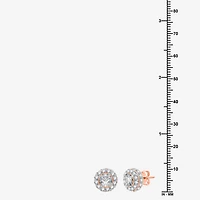 Ever Star (H-I / Si2-I1) 3 CT. T.W. Lab Grown White Diamond 14K Gold 10.8mm Round Stud Earrings