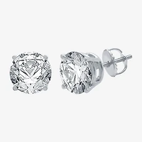 Ever Star (G / Vs1-Vs2) CT. T.W. Lab Grown White Diamond 14K Gold Round Stud Earrings
