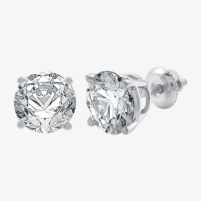 Ever Star (G / Vs1-Vs2) 5 CT. T.W. Lab Grown White Diamond 14K Gold Round Stud Earrings