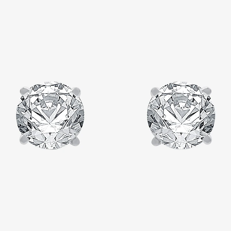 Ever Star (G / Vs1-Vs2) 5 CT. T.W. Lab Grown White Diamond 14K Gold Round Stud Earrings