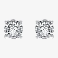 Ever Star (G / SI1-SI2) 1/3 CT.T.W. Lab-Grown Diamond 14K over SIlver or Sterling Round Stud Earrings