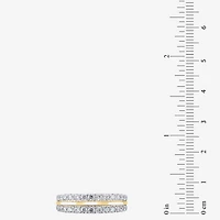 (G / Si2) Womens 1 CT. T.W. Lab Grown White Diamond 10K Gold Anniversary Wedding Band