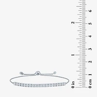 (I1-I2/ G-H) Womens 1/10 CT. T.W. Lab Grown White Diamond Sterling Silver Bolo Bracelet