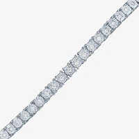 (I1-I2/ G-H) Womens 1/10 CT. T.W. Lab Grown White Diamond Sterling Silver Bolo Bracelet