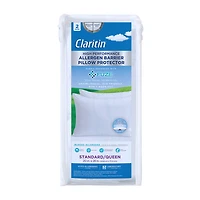 Claritin 2pk Allergen Barrier Pillow Protector
